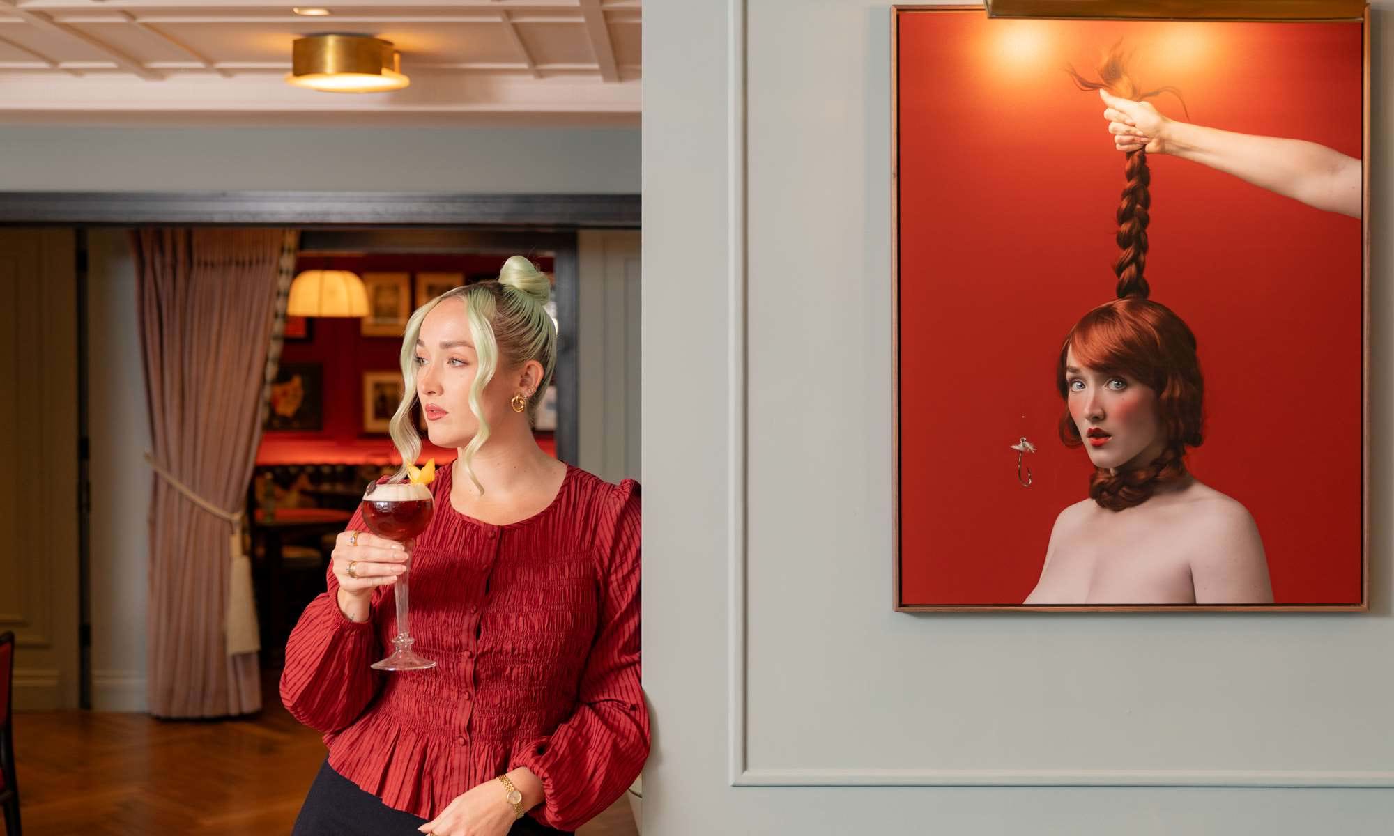 Art exhibition from claire luxton at mayfair townhouse