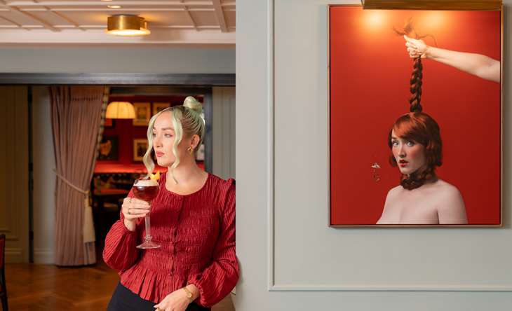 Art exhibition from claire luxton at mayfair townhouse