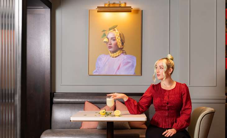 Claire Luxton Exhibiting her art at Mayfair Townhouse in London